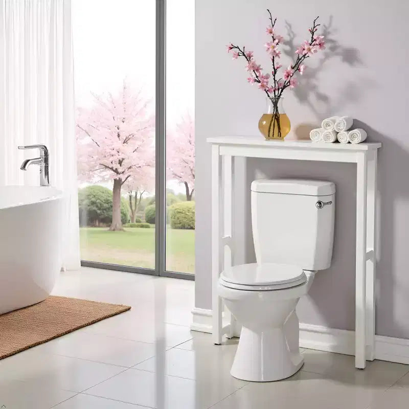 Etagere da bagno Dorset bianco sopra WC