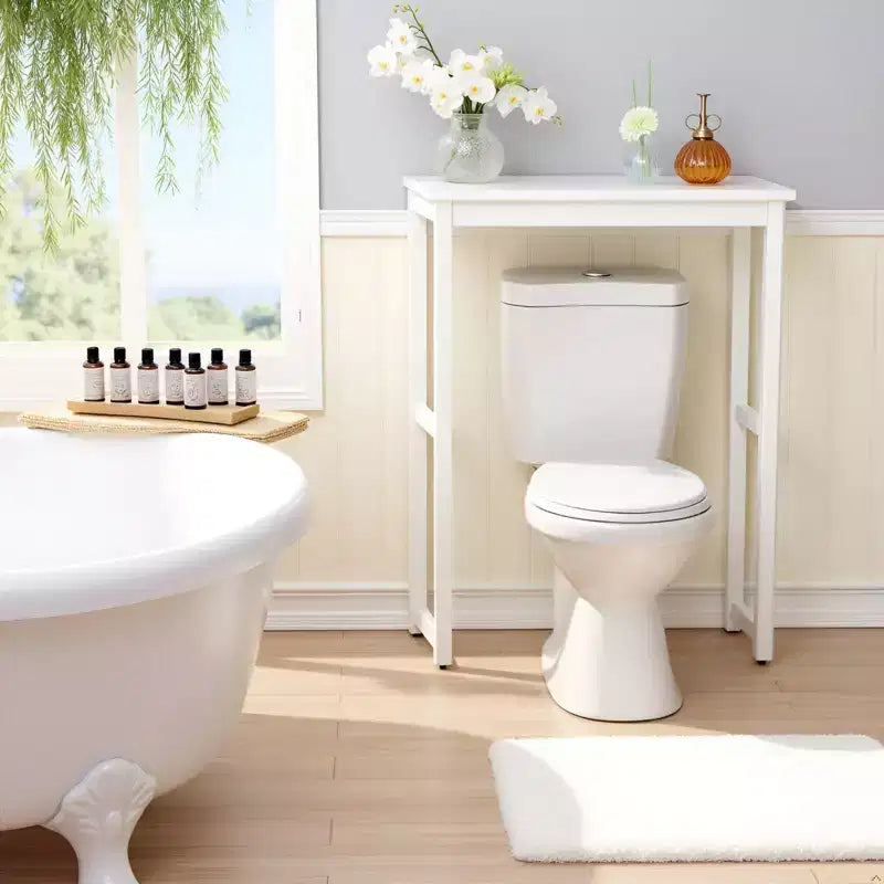 Etagere da bagno Dorset bianco sopra WC