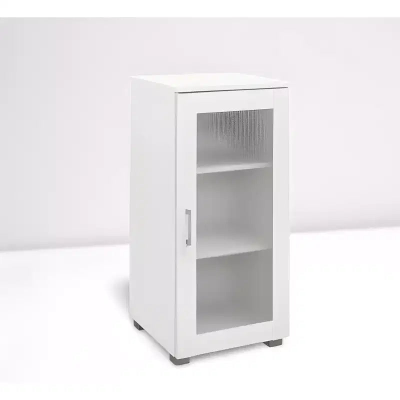 Credenza Buffet Accent con anta in vetro per soggiorno, camera da letto, cucina, ufficio e ingresso