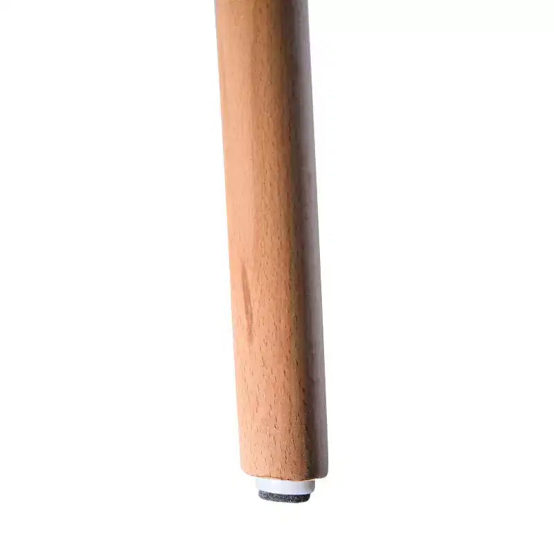 Tavolo rotondo da bistrot Dover - Tavolo da pranzo moderno di metà secolo con piano in vetro temperato o legno MDF e base Eiffel in legno naturale