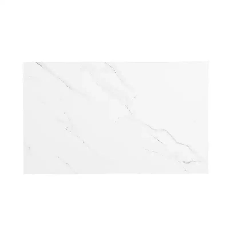 Dispensa da cucina 83.7H, Madia da cucina freestanding con ripiano effetto marmo, Armadio credenza con 5 cassetti e ripiano regolabile