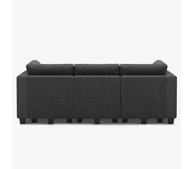 Divano letto modulare Weave con seduta contenitore (6 posti + 7 lati)
