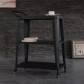 Carrello da Cucina Industriale a 3 Ripiani Harold con Ruote e Contenitore: Acciaio Inossidabile, Design Salvaspazio