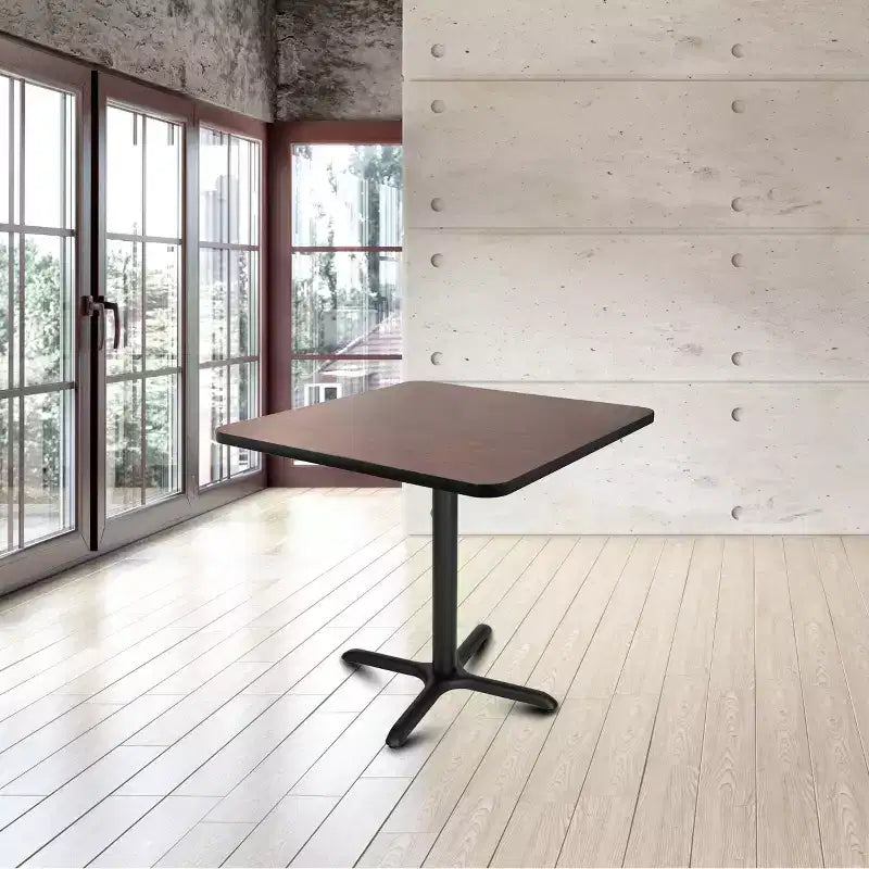 Tavolo da Pranzo Quadrato 36" con Anima Composita: Non Estensibile, Stile Moderno