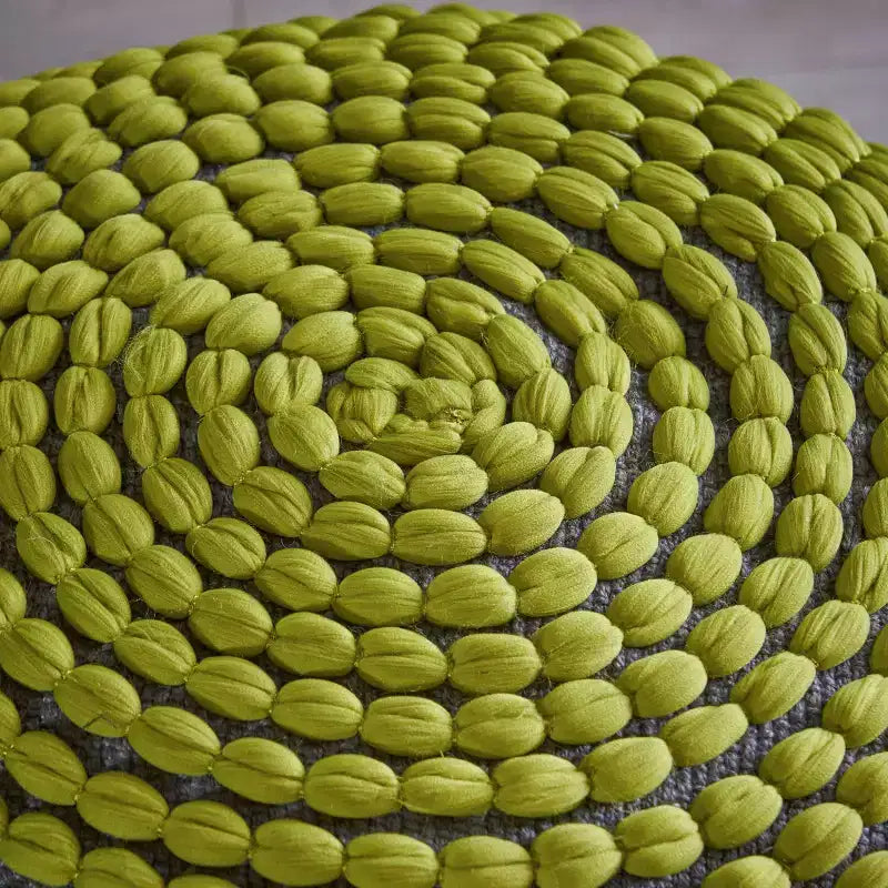 Pouf rotondo rococò