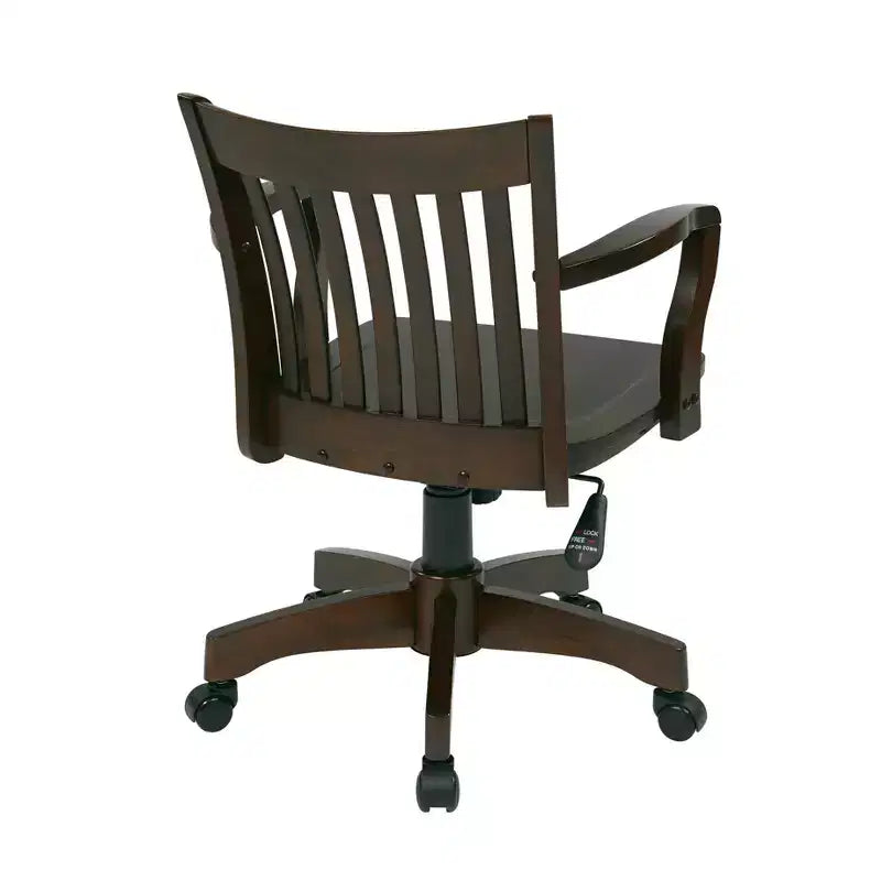 Sedia da banchiere in legno Deluxe