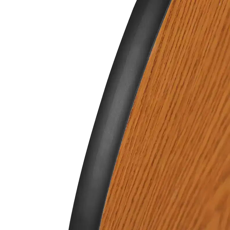 47,5 Tavolo per attività con laminato termico collaborativo flessibile a onda semicircolare - Gambe corte regolabili in altezza
