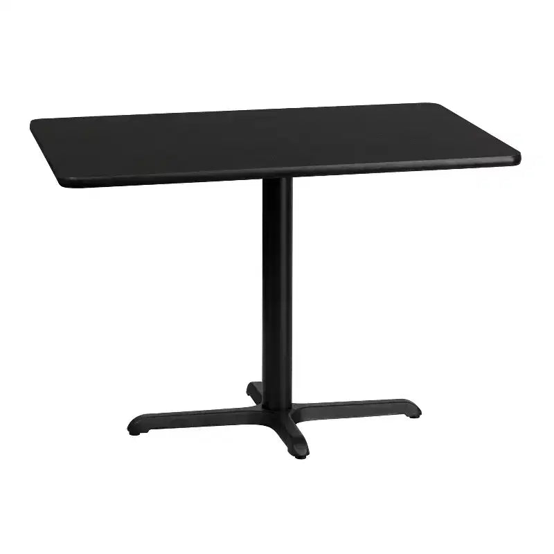 Tavolo Rettangolare in Laminato con Base da 23,5x29,5 ad Altezza Tavolo