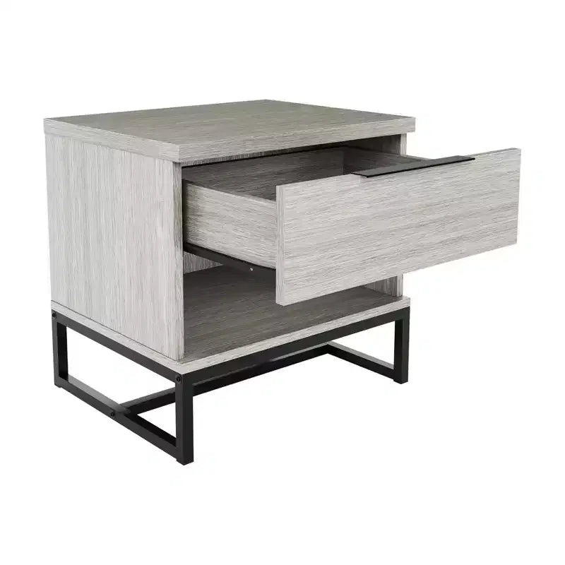 Caldwell Modern Drawer Storage Nightstand