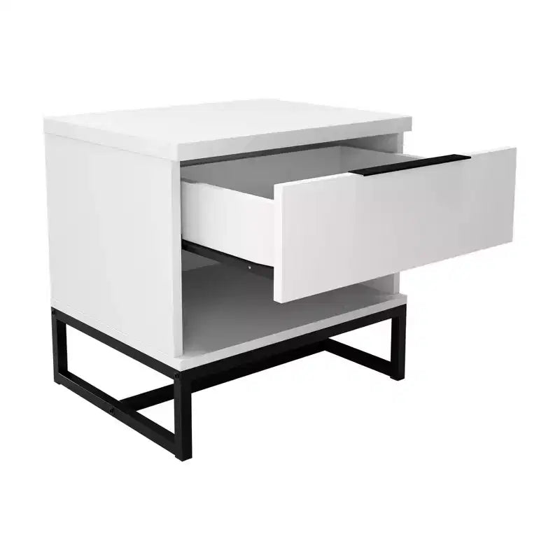 Caldwell Modern Drawer Storage Nightstand
